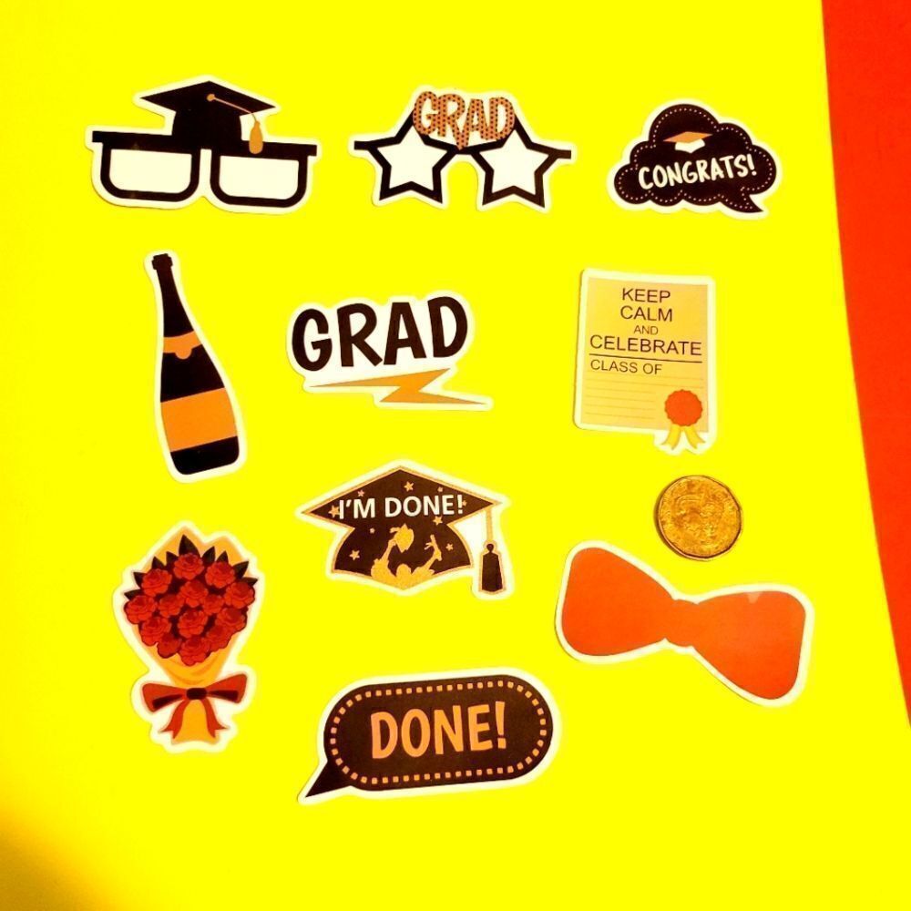 3/$20 brand new 10pcs waterproof stickers